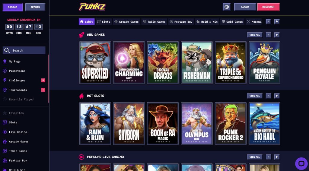 CasinoPunkz No KYC Crypto Casino